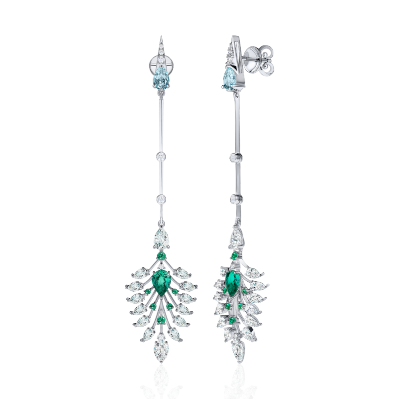 E02-FD-002-6 Серьги (750)