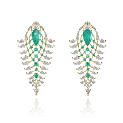 E37-FD-003-5 Серьги (750)